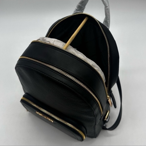 Michael Kors Medium Jaycee Backpack & Continental Wallet Wristlet Black - Picture 12 of 14